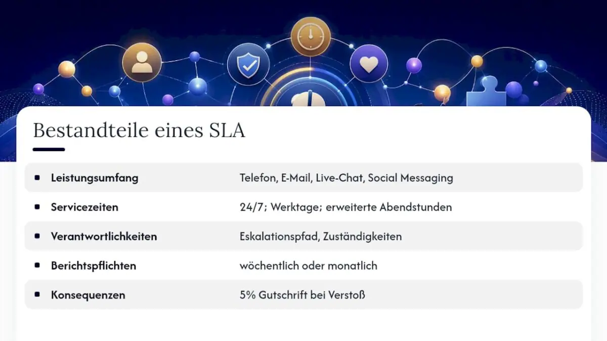 Bestandteile eines professionellen Callcenter-SLAs