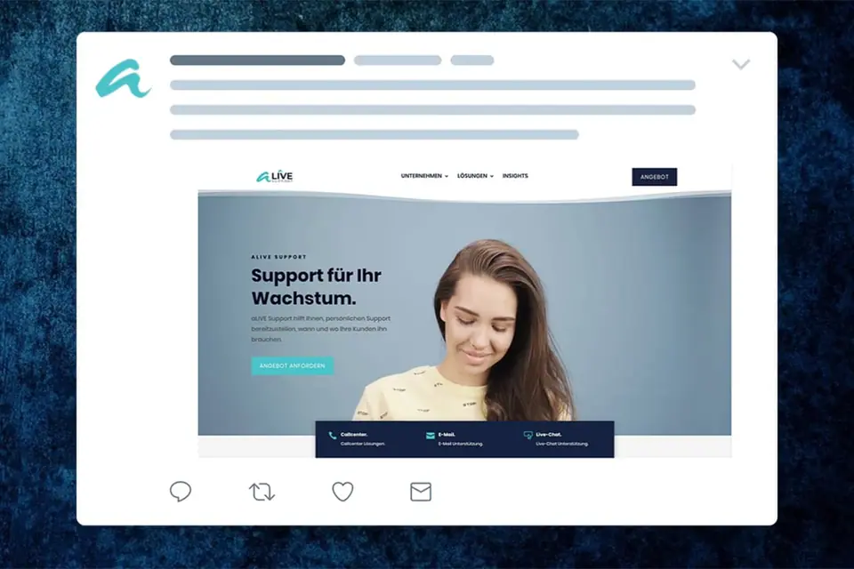 Neue Website von aLIVE Support ist online