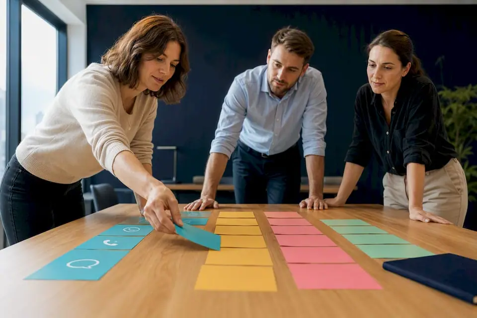 Support-Teams koordinieren gemeinsam die Übergabe